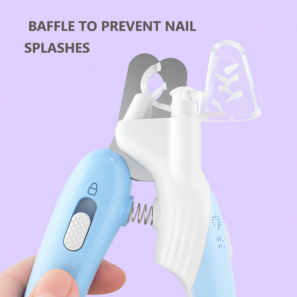 Pawluminex Electric Nail Trimmer with Safety LED Light